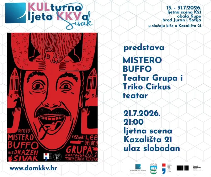 Pročitajte više o članku “Mistero Buffo” Teatra Grupa na Kulturnom ljetu KKV-a