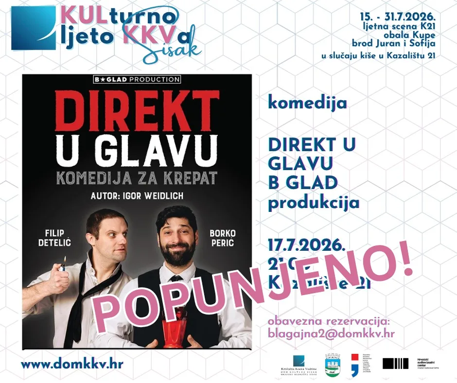 Popunjeno direkt u glavu