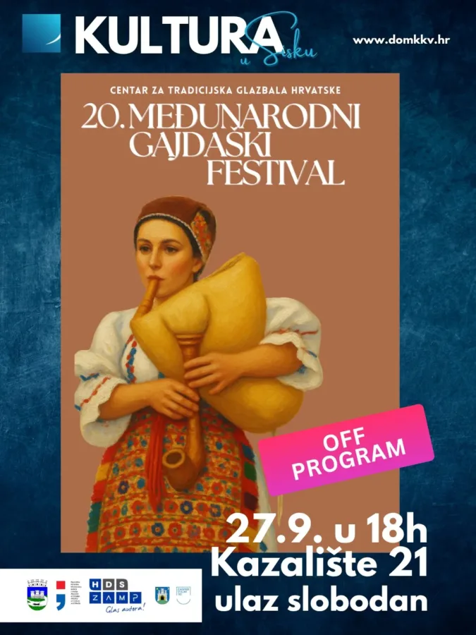 Pročitajte više o članku 20. Međunarodni gajdaški festival u Kazalištu 21